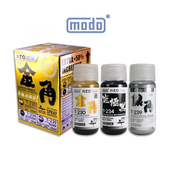 modo摩多製造所 NEO 金角電鍍漆組 30ML 3色