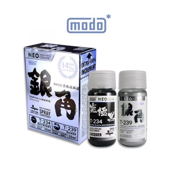 modo摩多製造所 NEO 銀角電鍍漆組 30ML 2色