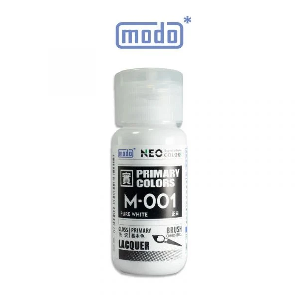 modo摩多製造所 NEO M-001 M001 正白 30ML 模型漆