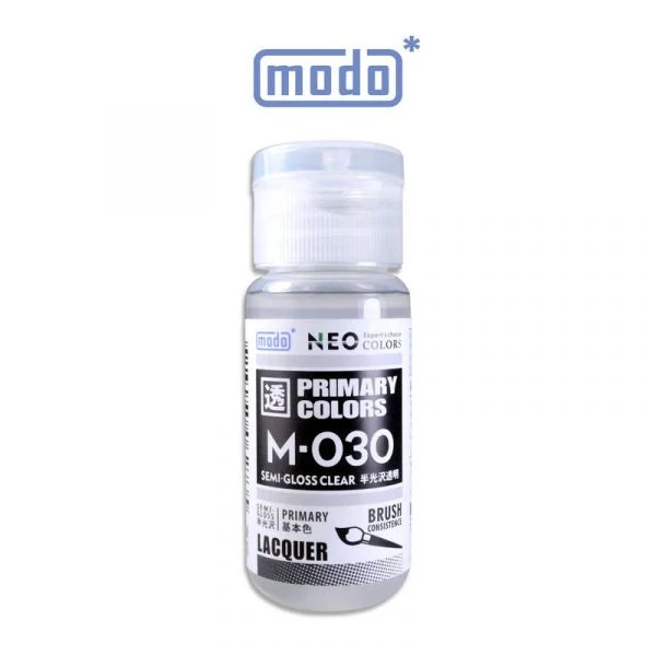 modo摩多製造所 NEO M-030 M030 半光澤透明 30ML 模型漆