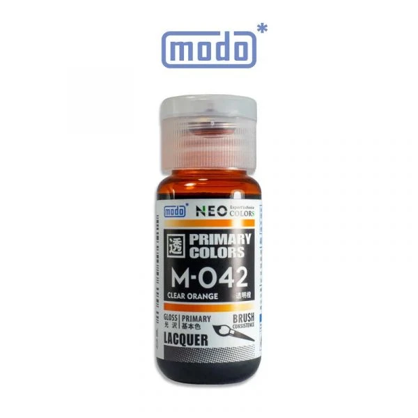 modo摩多製造所 NEO M-042 M042 透明橙 30ML 模型漆