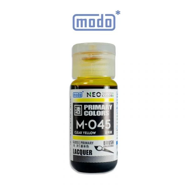 modo摩多製造所 NEO M-045 M045 透明黃 30ML 模型漆