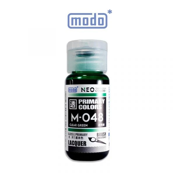 modo摩多製造所 NEO M-048 M048 透明綠 30ML 模型漆