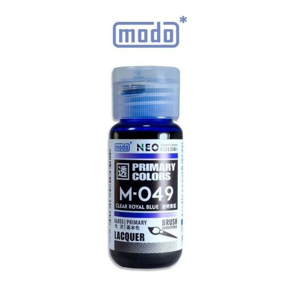 modo摩多製造所 NEO M-049 M049 透明寶藍 30ML 模型漆