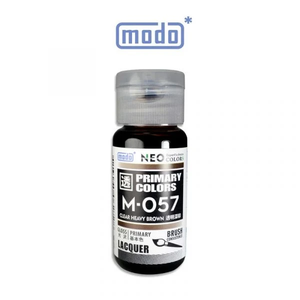 modo摩多製造所 NEO M-057 M057 透明深棕 30ML 模型漆