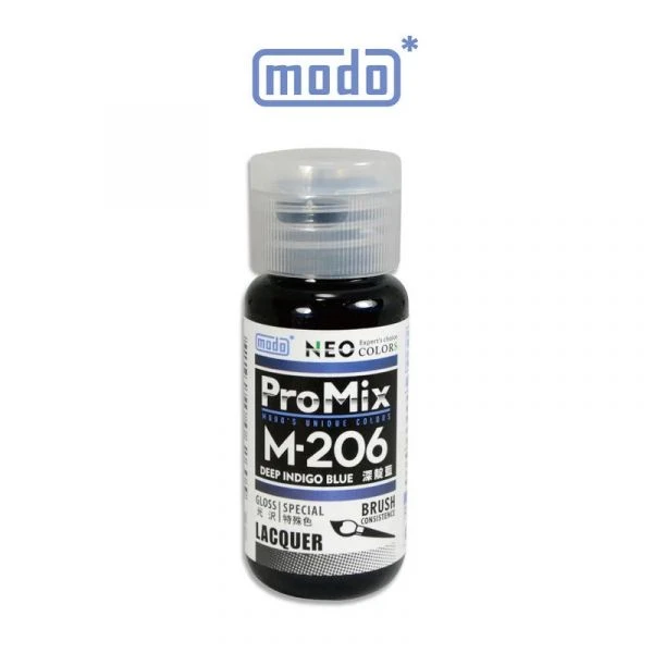 modo摩多製造所 NEO M-206 M206 深靛藍 30ML 模型漆