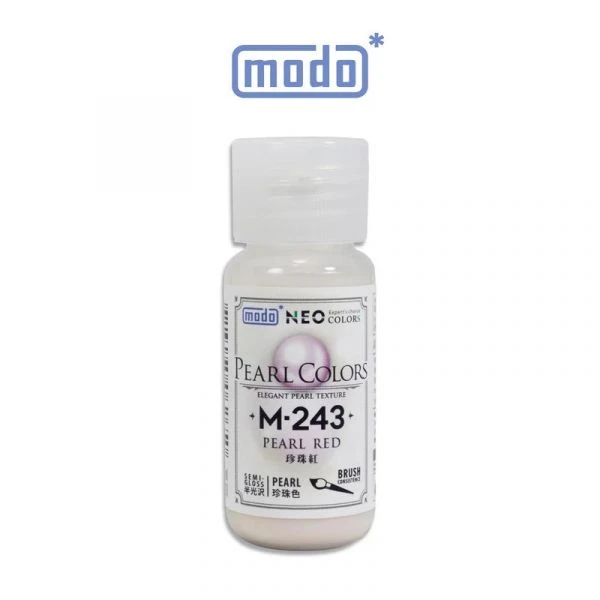 modo摩多製造所 NEO M-243 M243 珍珠紅 30ML 透明漆 模型漆