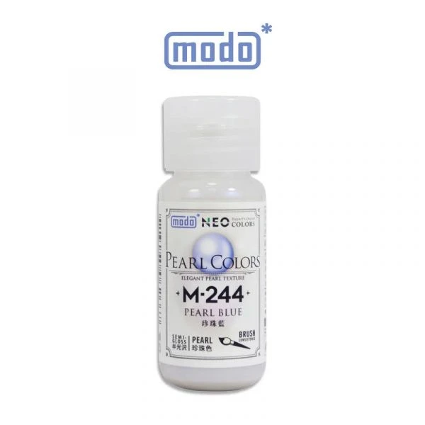 modo摩多製造所 NEO M-244 M244 珍珠藍 30ML 透明漆 模型漆