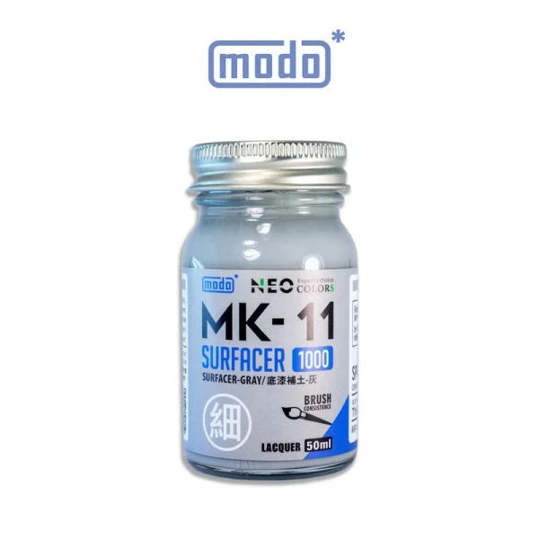 modo摩多製造所 NEO MK-11 MK11 極細液態補土 灰色 50ML 模型漆