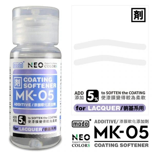 modo摩多製造所 NEO MK-05 MK05 漆膜軟化添加劑 30ML 模型漆