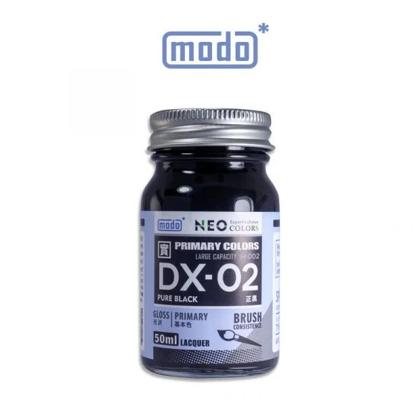 modo摩多製造所 NEO DX-02 DX02 正黑 家庭號 50ML 模型漆