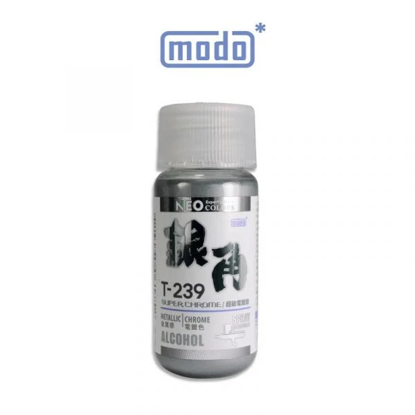 modo摩多製造所 NEO T-239 T239 銀角-超級電鍍銀(單售) 30ML 模型漆