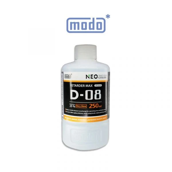 modo摩多製造所 NEO D08 D-08模型漆專用緩乾劑 250ML