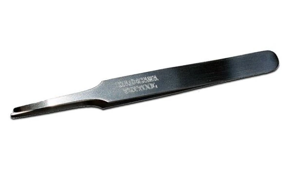 HASEGAWA TT101 高級精密鑷子 圓扁頭 0.1mm
