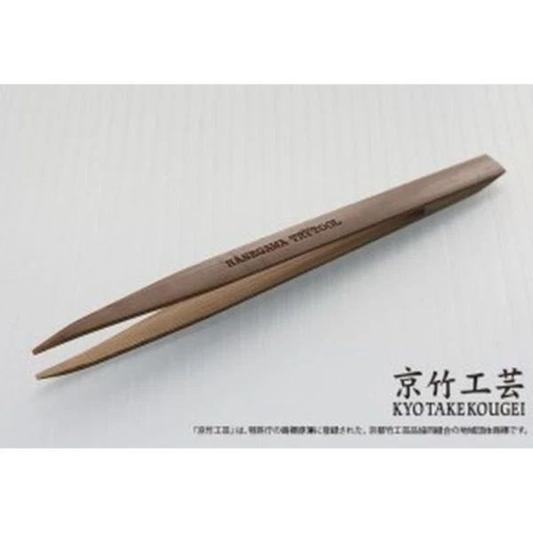 HASEGAWA TT108 高級竹製模型專用鑷子 防靜電(煙燻製法) 京都真竹職人手工製作