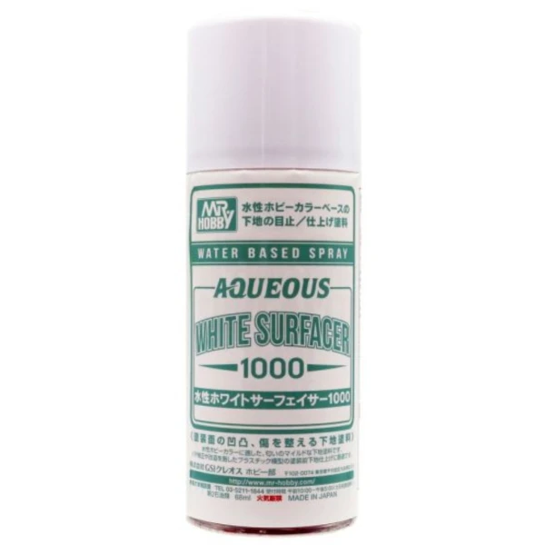 GUNZE 噴罐 B-612 B612 水性底漆補土 白色 1000番 170ml