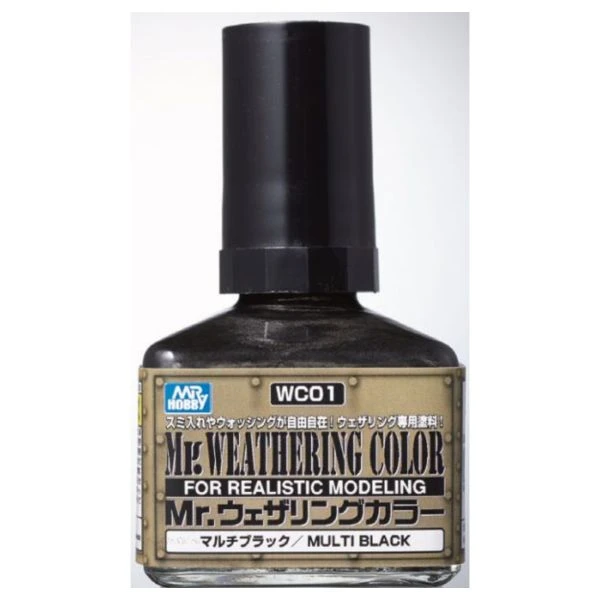 GUNZE 油性舊化液 WC-01 WC01 黑色 40ml