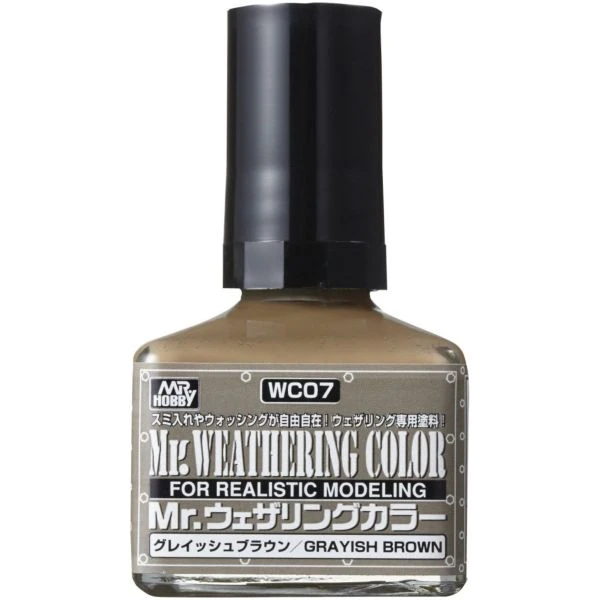 GUNZE 油性舊化液 WC-07 WC07 灰褐色 40ml
