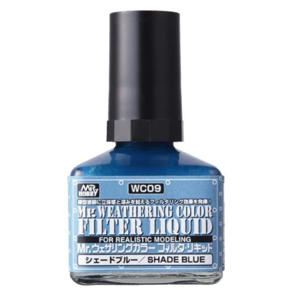 GUNZE 油性舊化液 WC-09 WC09 藍蔭色 40ml