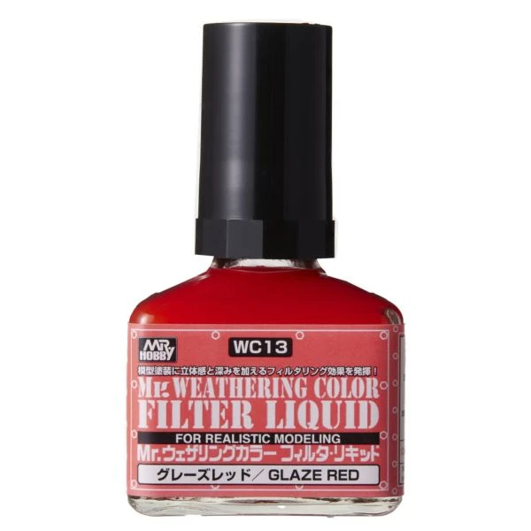GUNZE 油性舊化液 WC-13 WC13 釉紅色 40ml