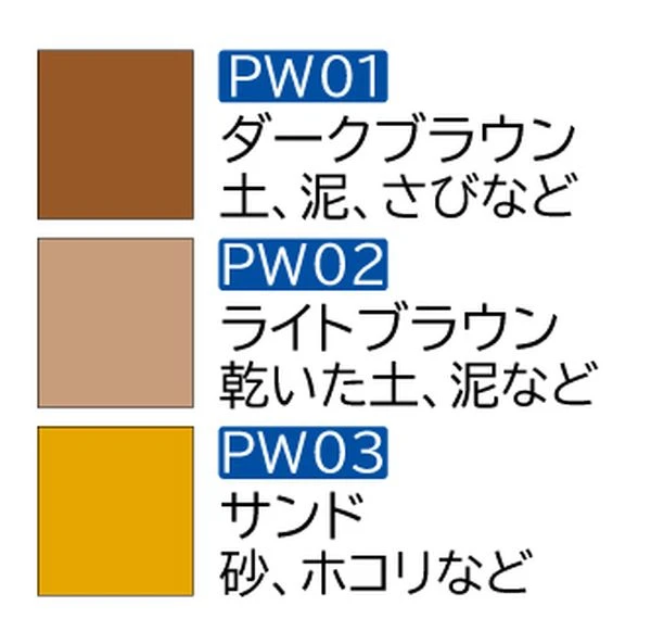 GUNZE 擬真舊化粉 PP-101 PP101 套裝組1 土砂3色