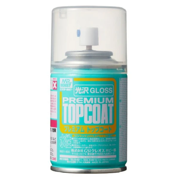 GUNZE 噴罐 B-601 B601 高級水性 亮光透明保護漆 88ml