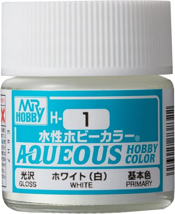 GUNZE 環保水性漆 GH-001 H1 白色 10ml