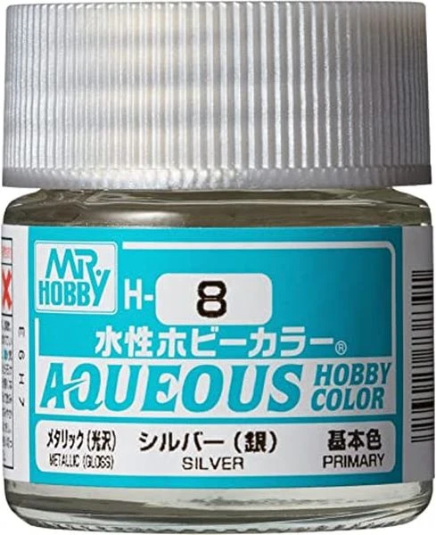 GUNZE 環保水性漆 GH-008 H8 銀色 10ml