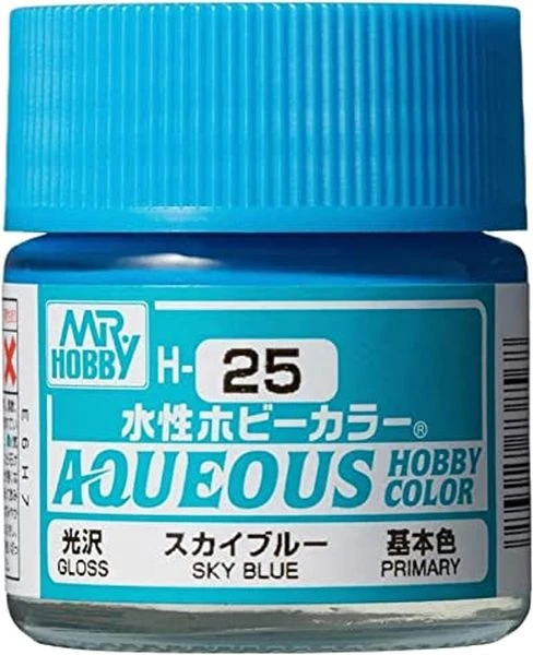GUNZE 環保水性漆 GH-025 H25 天藍色 10ml