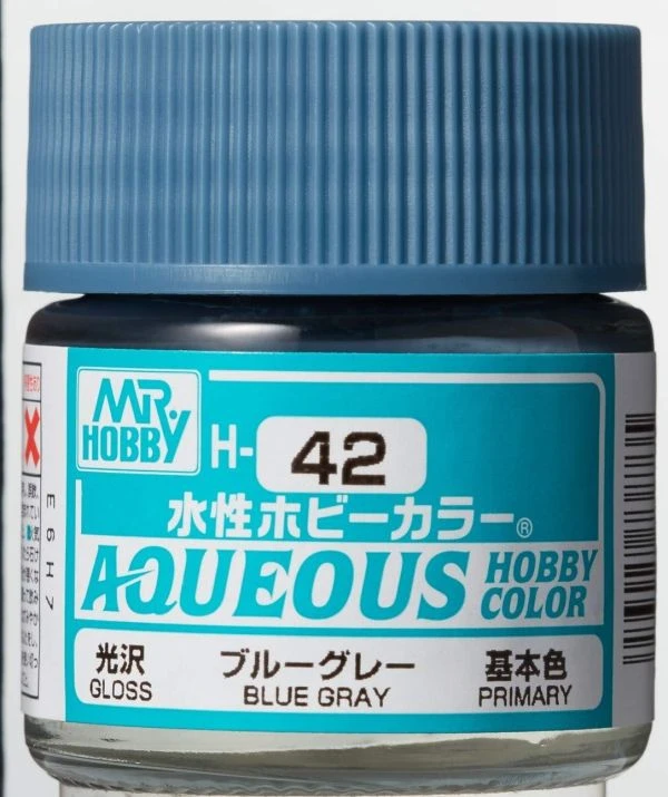 GUNZE 環保水性漆 GH-042 H42 藍灰色 10ml
