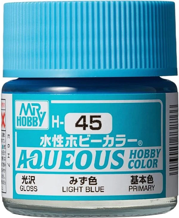 GUNZE 環保水性漆 GH-045 H45 淺藍色 10ml