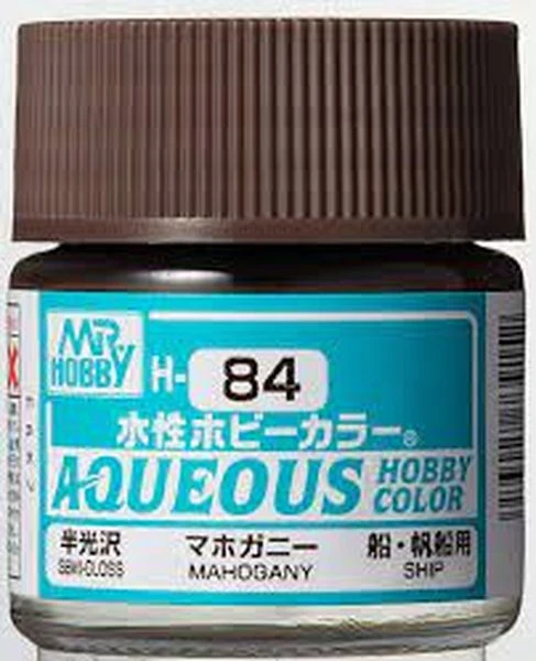 GUNZE 環保水性漆 GH-084 H84 半光澤 木紅色 10ml