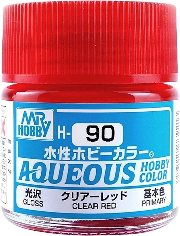 GUNZE 環保水性漆 GH-090 H90 透明紅色 10ml