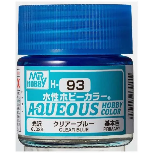 GUNZE 環保水性漆 GH-093 H93 透明藍色 10ml