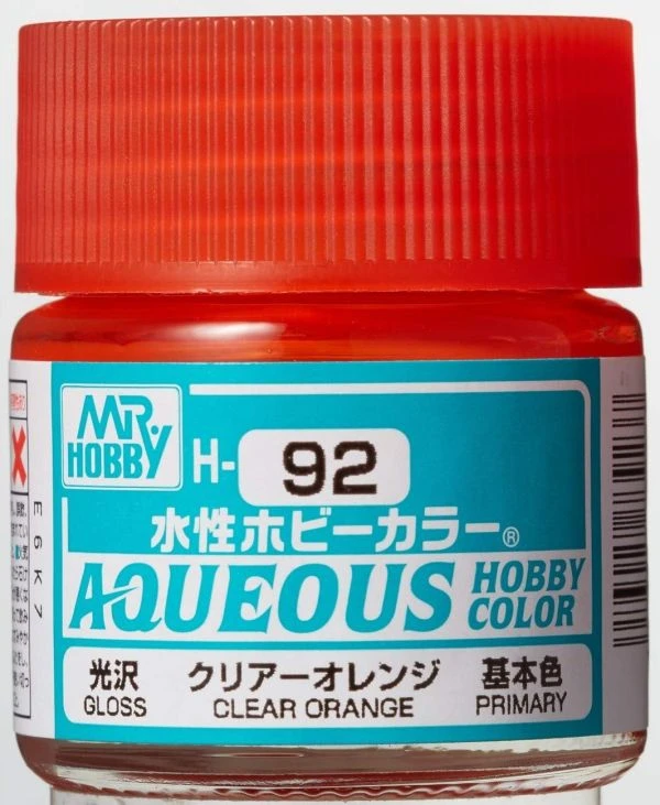 GUNZE 環保水性漆 GH-092 H92 透明橙色 10ml