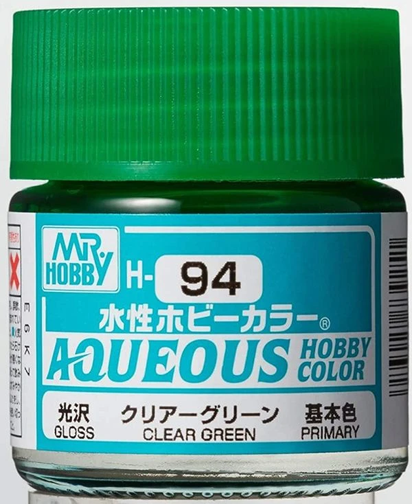 GUNZE 環保水性漆 GH-094 H94 透明綠色 10ml