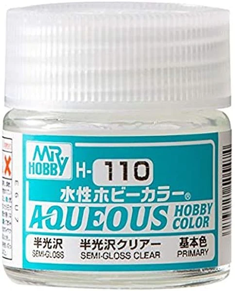 GUNZE 環保水性漆 GH-110 H110 半光澤 透明色 10ml