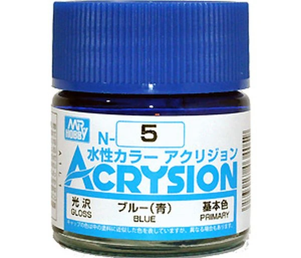 GUNZE 環保水性漆 N-5 N5 亮光 藍色 10ml