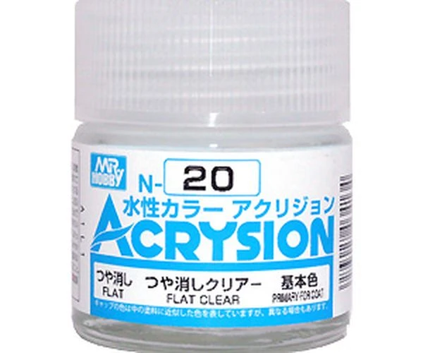 GUNZE 環保水性漆 N-20 N20 消光 消光透明色 10ml