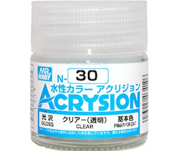 GUNZE 環保水性漆 N-30 N30 亮光 透明色 10ml