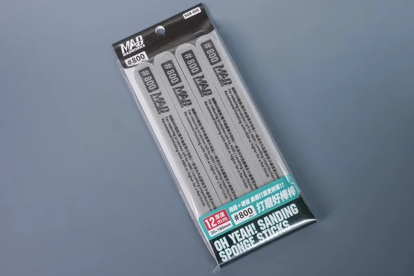 MADWORKS SGB-800 海綿款打磨棒800*4