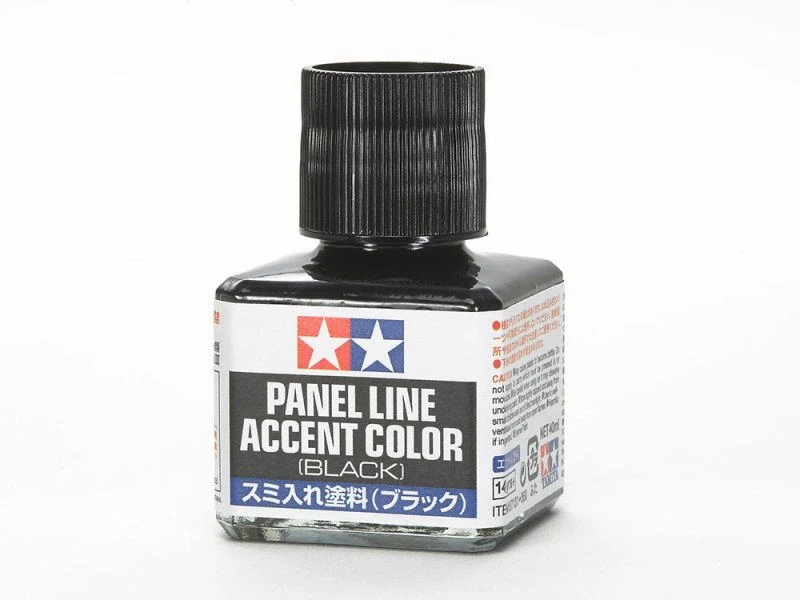 TAMIYA 田宮 墨線液 黑色 PANEL LINE ACCENT COLOR(BLACK) 40ml #87131