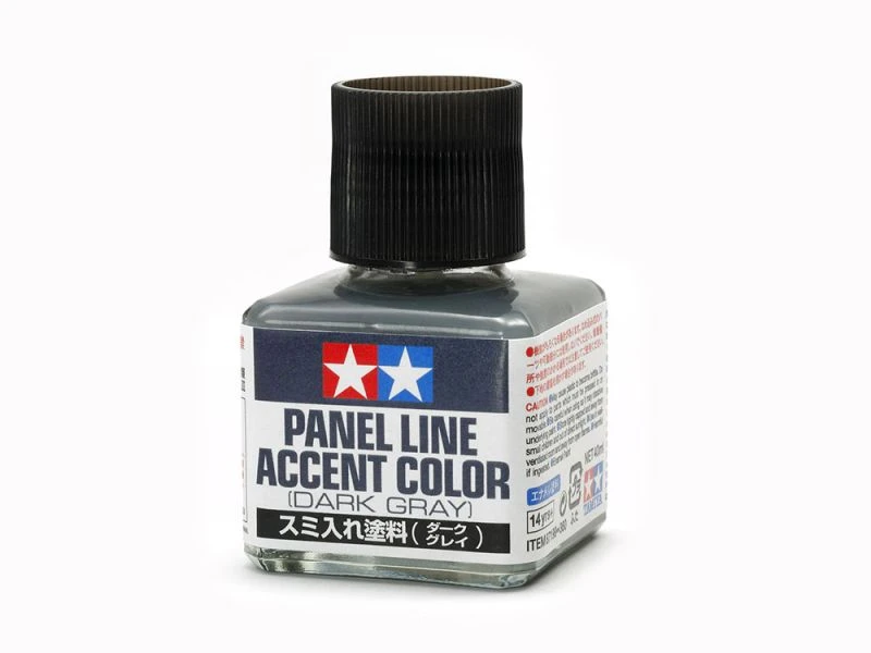 TAMIYA 田宮 墨線液 深灰色 PANEL LINE ACCENT COLOR (DARK GRAY) 40cc #87199