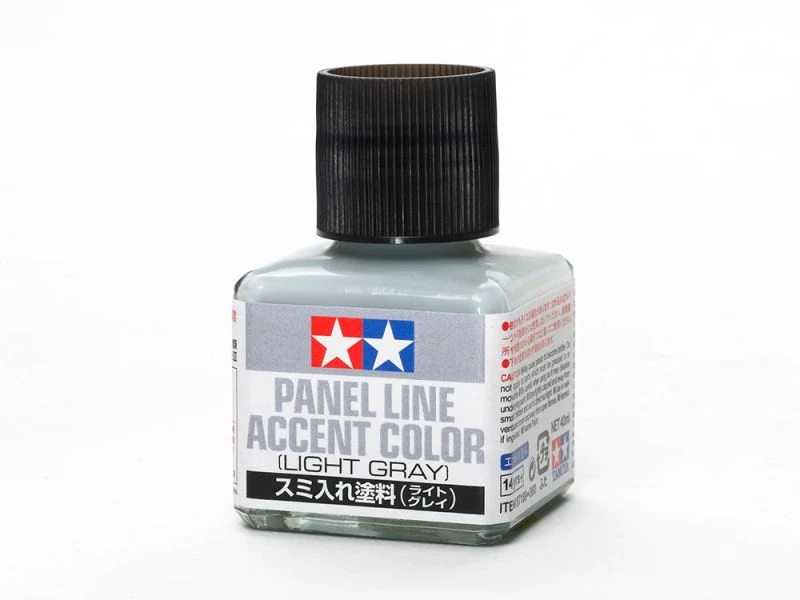 TAMIYA 田宮 墨線液 淺灰色 PANEL LINE ACCENT COLOR (LIGHT GRAY) 40ml #87189