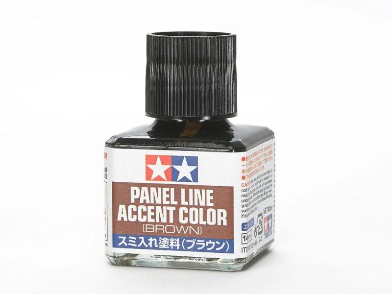 TAMIYA 田宮 墨線液 棕色 PANEL LINE ACCENT COLOR (BROWN) 40ml #87132