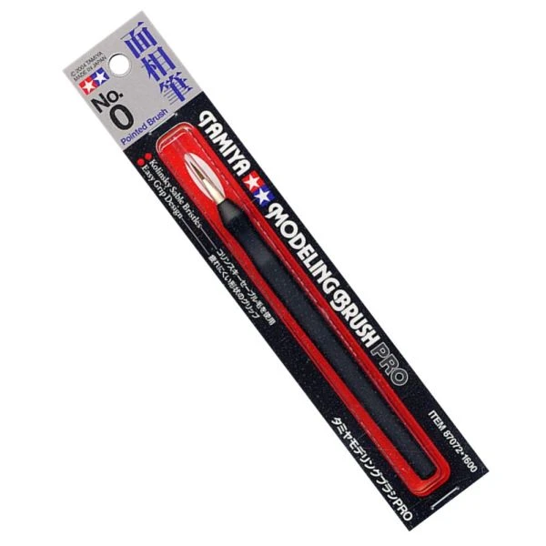 TAMIYA 田宮 貂毛 PRO 面相筆 No.0 #87072