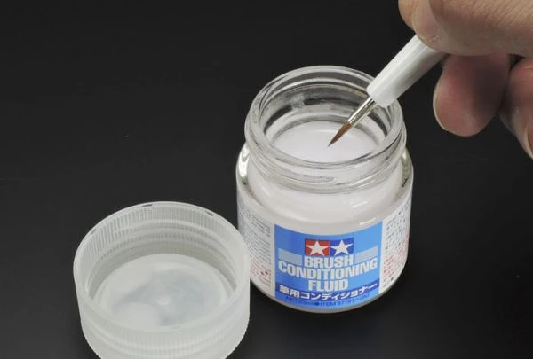 TAMIYA 田宮 模型筆刷專用潤澤修護液 23ml #87181