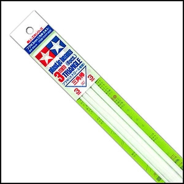 TAMIYA 田宮 改造棒 三角形 3mm/長40cm #70117