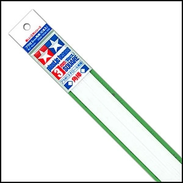 TAMIYA 田宮 改造棒 方形 3mm/長40cm（10入）#70130