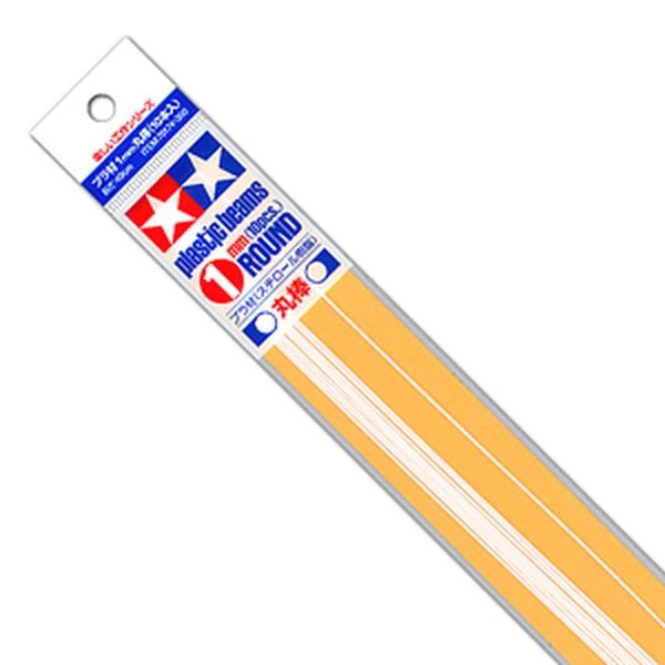 TAMIYA 田宮 改造棒 圓形 1mm/長40cm（10入）#70174